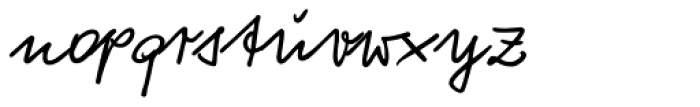 Vogel Handwriting Pro Font LOWERCASE