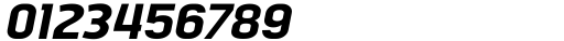 Vogie Extra Bold Narrow Italic Font OTHER CHARS