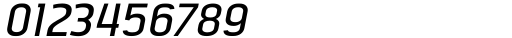 Vogie Medium Narrow Italic Font OTHER CHARS