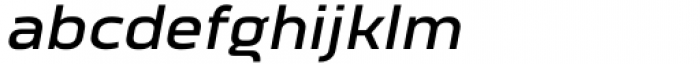 Vogie Semi Bold Italic Font LOWERCASE