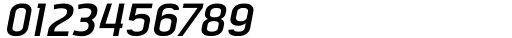 Vogie Semi Bold Narrow Italic Font OTHER CHARS