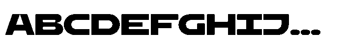 Vogjer Font UPPERCASE