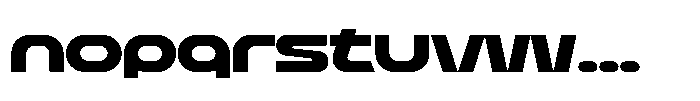 Vogjer Font LOWERCASE