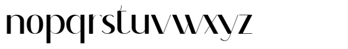 Vogluxe Regular Font LOWERCASE
