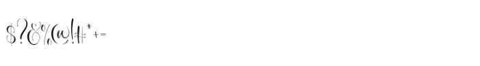 Voguish Font OTHER CHARS