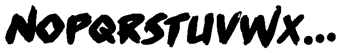 Voice Of Void Bold Italic Font UPPERCASE