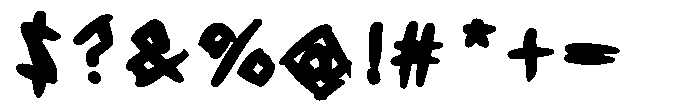 Voice Of Void Bold Font OTHER CHARS