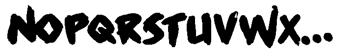Voice Of Void Bold Font UPPERCASE