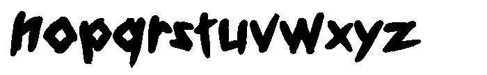 Voice Of Void Bold Font LOWERCASE