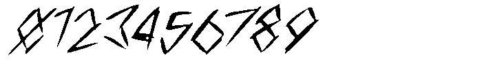 Voice Of Void Light Italic Font OTHER CHARS