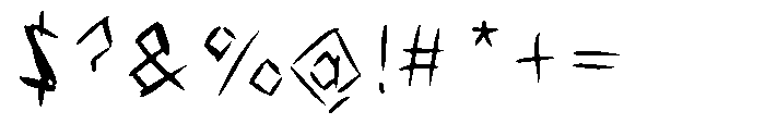 Voice Of Void Light Font OTHER CHARS