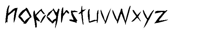 Voice Of Void Light Font LOWERCASE