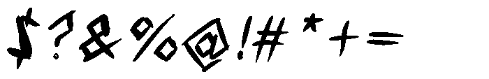 Voice Of Void Medium Italic Font OTHER CHARS