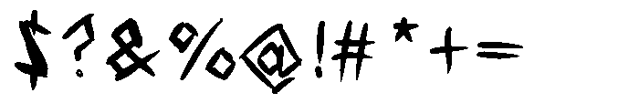 Voice Of Void Medium Font OTHER CHARS