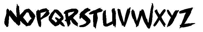 Voice Of Void Medium Font UPPERCASE