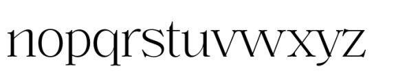 Voire Extra Light Font LOWERCASE