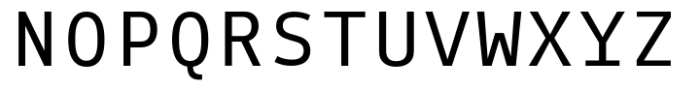 Voix Regular Font UPPERCASE