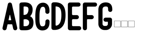 Volaroid Sans Font UPPERCASE