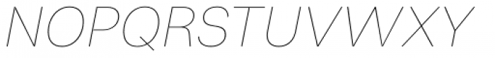 Volkart Thin Italic Font UPPERCASE