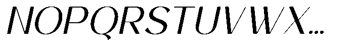 Volkga Oblique Font UPPERCASE