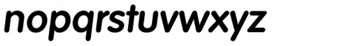 Volkswagen TS DemiBold Italic Font LOWERCASE