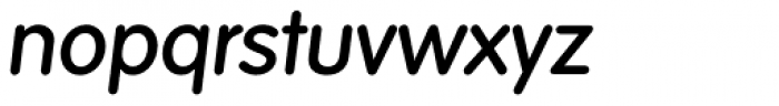 Volkswagen TS Medium Italic Font LOWERCASE