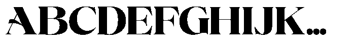 Volkys Serif Black Font UPPERCASE