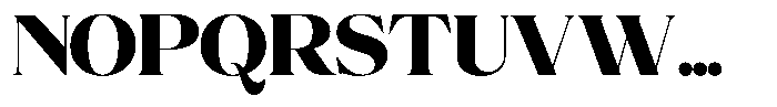 Volkys Serif Black Font UPPERCASE