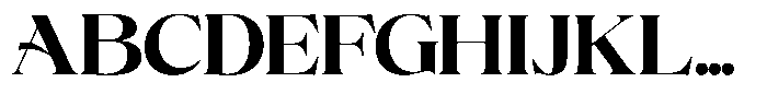 Volkys Serif Bold Font UPPERCASE