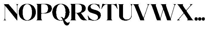 Volkys Serif Bold Font UPPERCASE