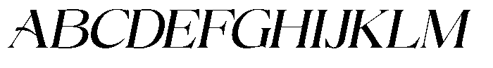 Volkys Serif Italic Font UPPERCASE