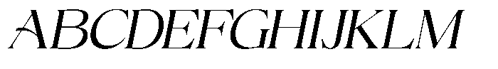 Volkys Serif Light Italic Font UPPERCASE