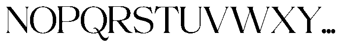 Volkys Serif Light Font UPPERCASE