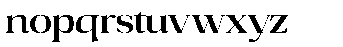 Volkys Serif Medium Font LOWERCASE