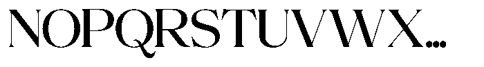Volkys Serif Regular Font UPPERCASE