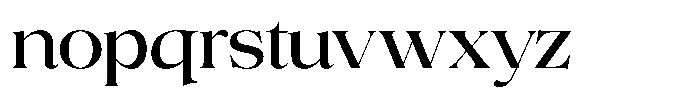 Volkys Serif Regular Font LOWERCASE