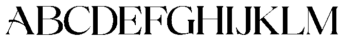 Volkys Serif Thin Variable Font UPPERCASE