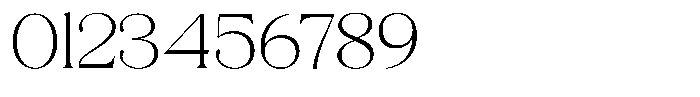 Volkys Serif Thin Font OTHER CHARS