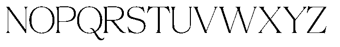 Volkys Serif Thin Font UPPERCASE