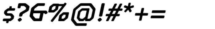 Volt Bold Italic Font OTHER CHARS
