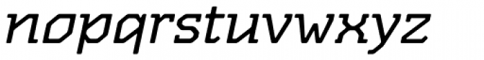 Volt Italic Font LOWERCASE
