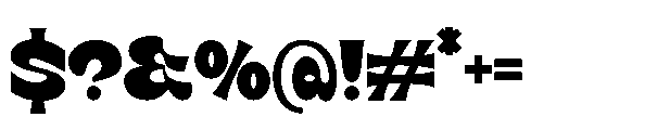 Volt Trix Font OTHER CHARS