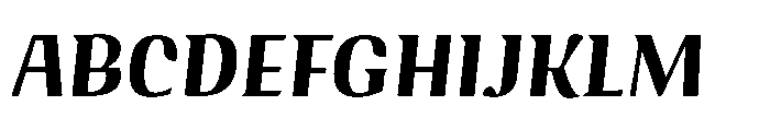 Voltava Sans Bold Italic Font UPPERCASE