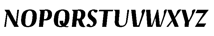 Voltava Sans Bold Italic Font UPPERCASE