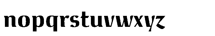 Voltava Sans Bold Font LOWERCASE