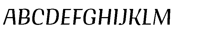 Voltava Sans Italic Font UPPERCASE