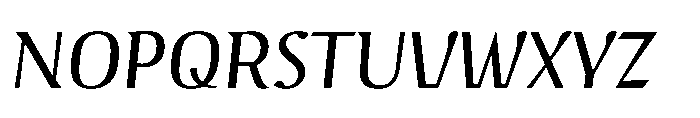 Voltava Sans Italic Font UPPERCASE