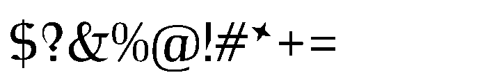 Voltava Sans Regular Font OTHER CHARS