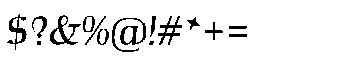 Voltava Sans Variable Italic Font OTHER CHARS