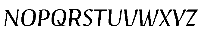 Voltava Sans Variable Italic Font UPPERCASE